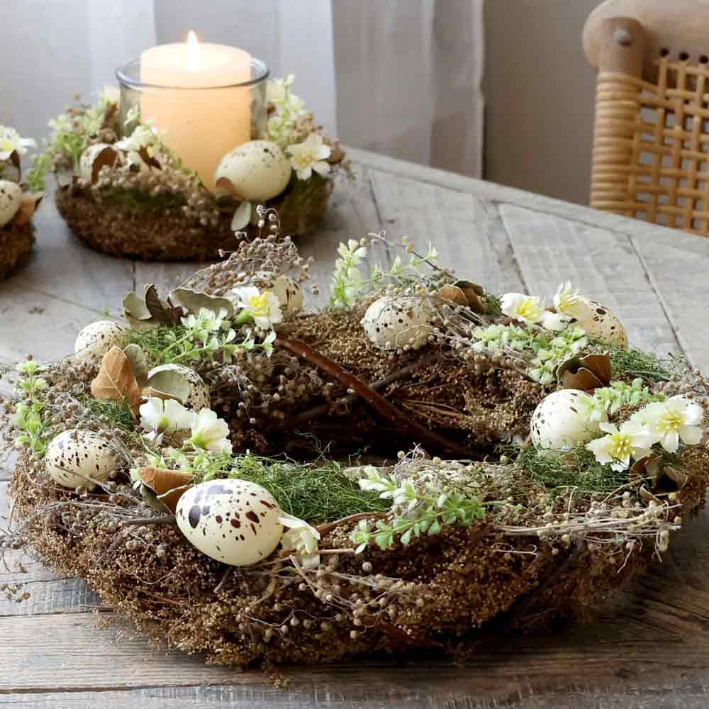 Osterkranz basteln - Einfache DIY Deko das Osterfest – Alsaba