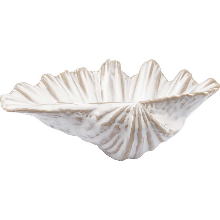 GreenGate - Conch shell Teller pale grey small