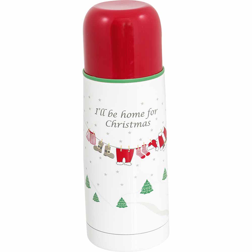 GreenGate - Thermosflasche Home for Christmas white 300 ml