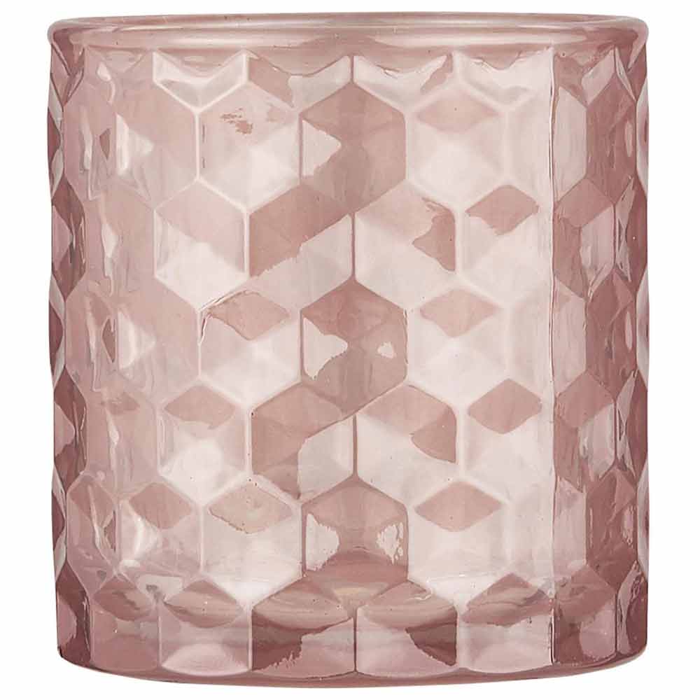 Ib Laursen - Kerzenhalter für Teelicht hellrosa Glas