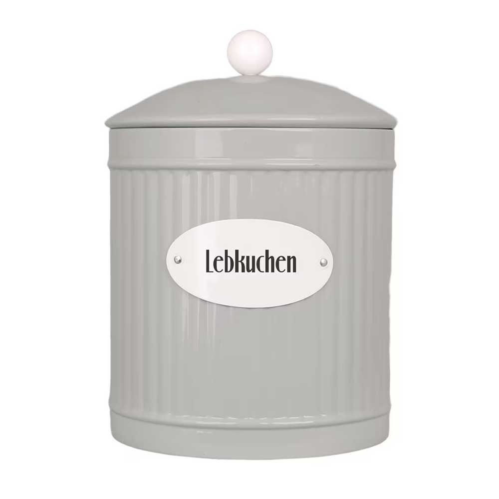 aufbewahren von lebkuchen Aufbewahrungsdose „Lebkuchen“ aus Metall, 3L Retro, Beige – Alsaba