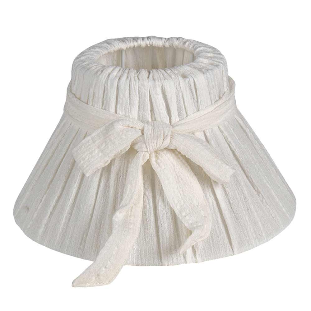Clayre & Eef - Lampenschirm Shabby White Durchmesser: 22 cm