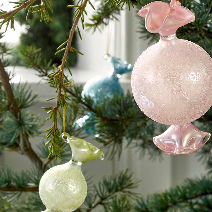 GreenGate - Weihnachtsanhänger Bonbon pale pink xlarge