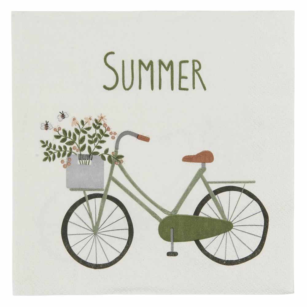 Ib Laursen - Serviette Fahrrad und Summer 20 Stück