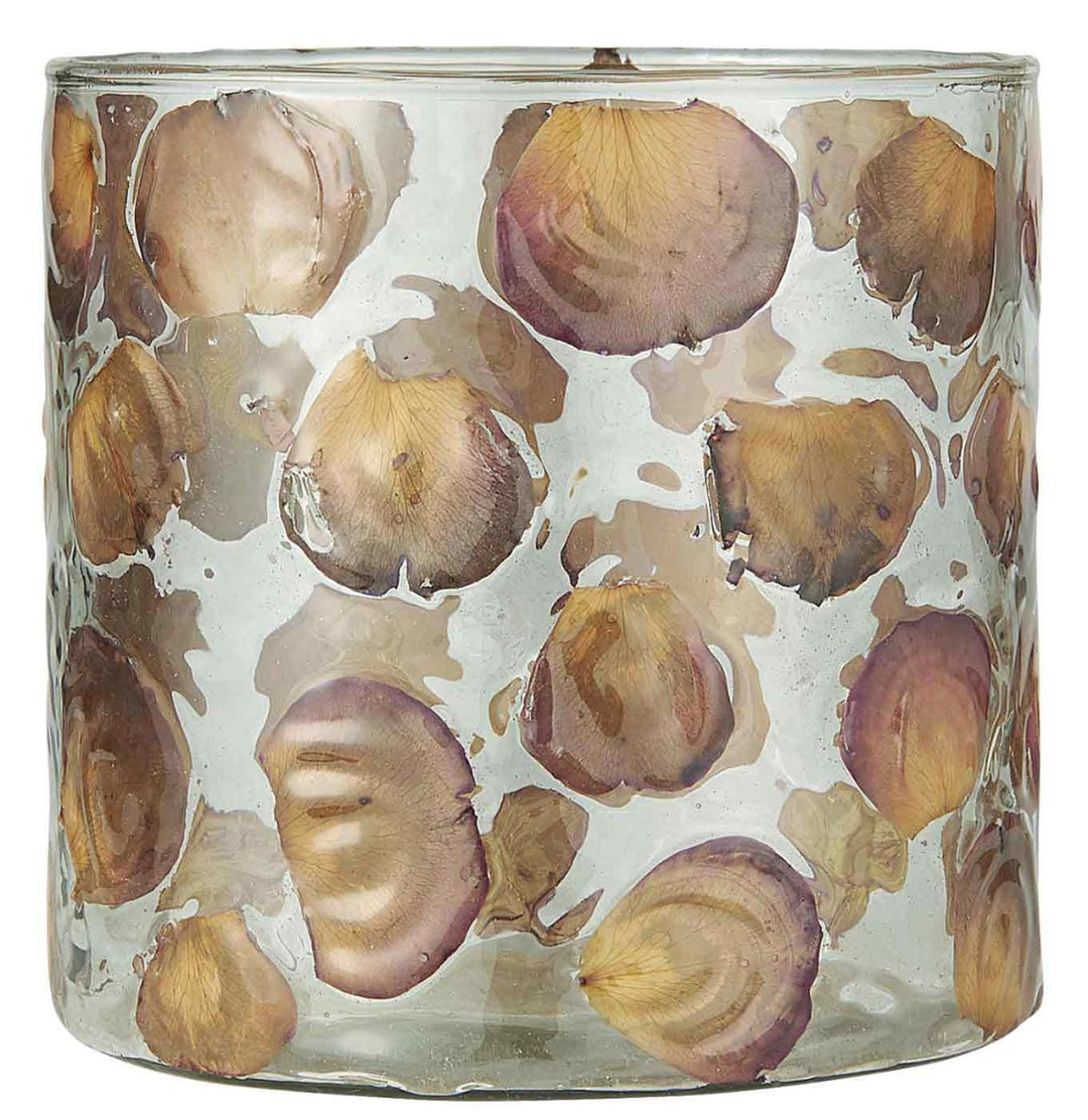 Ib Laursen - Kerzenhalter für Teelicht mit braunen Blättern Farben variieren 10,2 cm