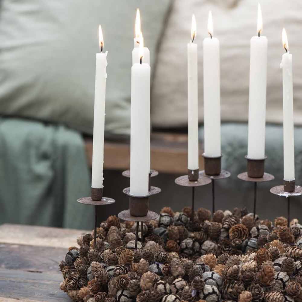 Ib Laursen - Spiess lang für dünne Kerzen rost