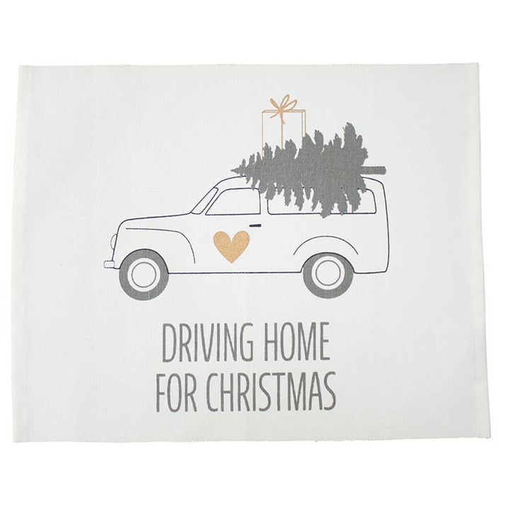 Krasilnikoff - Tischset Driving Home for Christmas