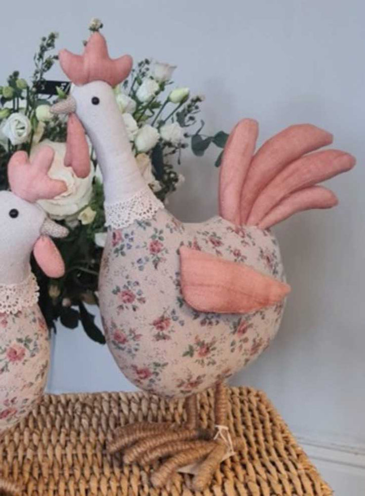 La Galleria - Hahn mit Blumenspitze kurze Beine pale pink
