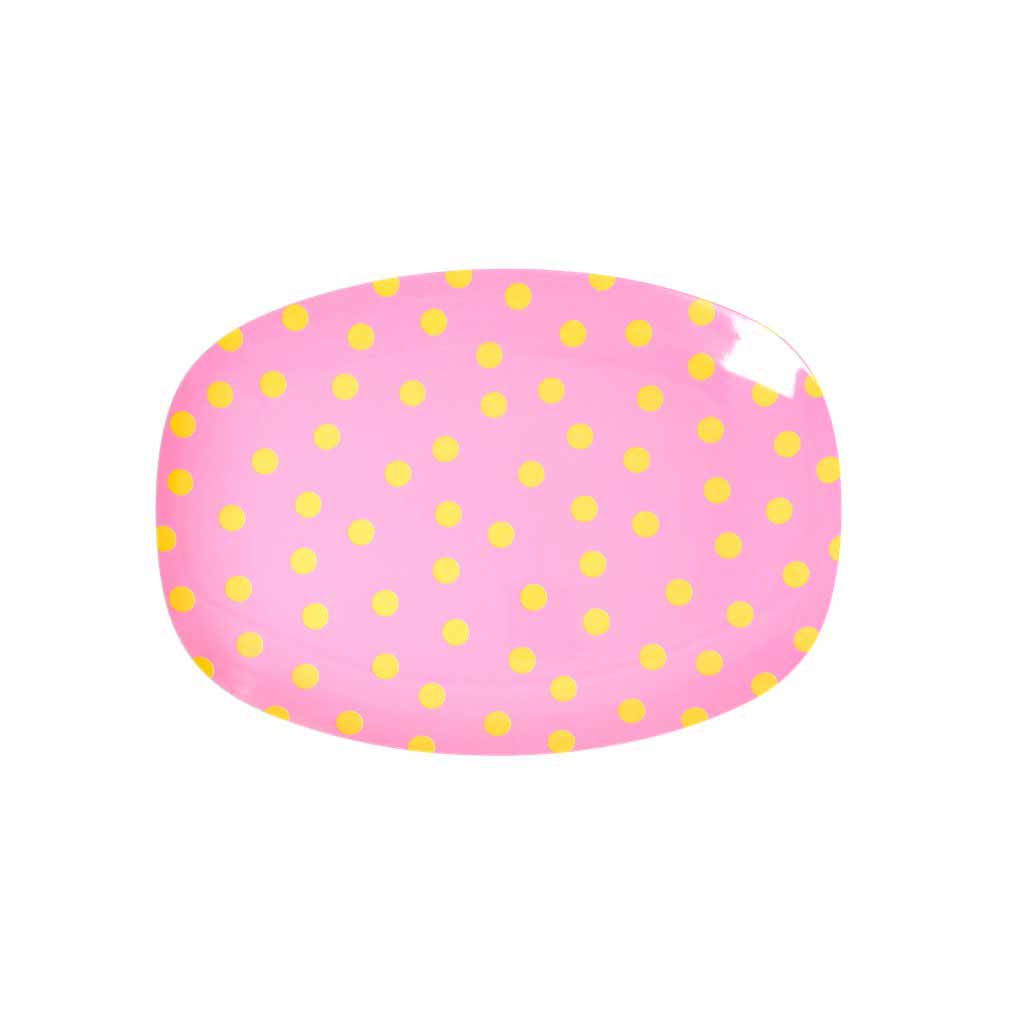 Rice - Melamin Servierteller pink Small