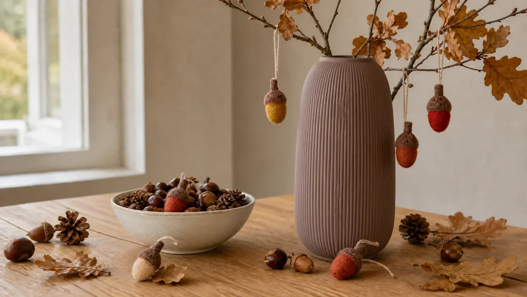 Herbstdeko basteln mit Naturmaterialien: 7 Ideen ohne Klebepistole