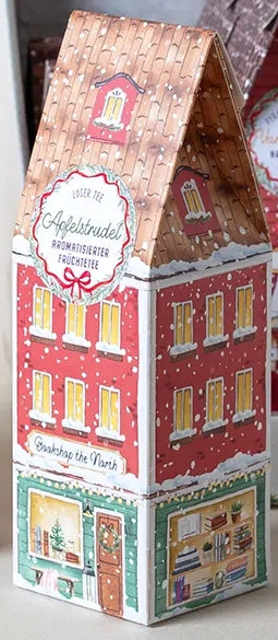 Theodor Maass Winterdorf – gefülltes Weihnachtshäuschen — Apfelstrudel · 100 g Früchtetee