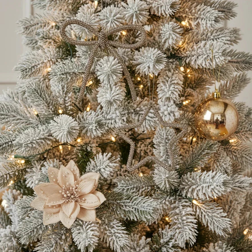 Alsaba Home - Glitzernde Weihnachtsbaum-Anhänger