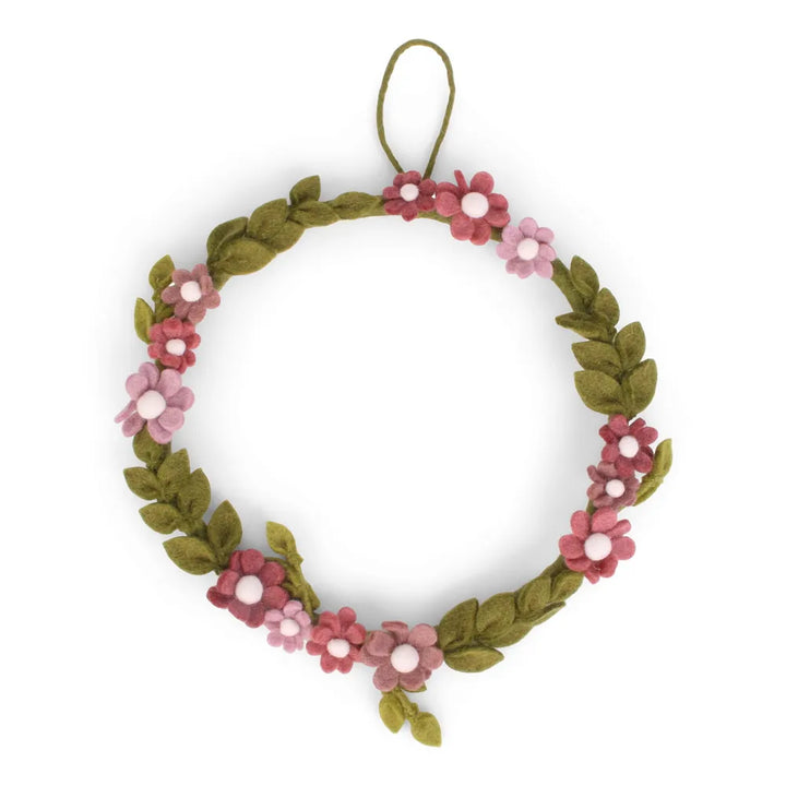 Gry & Sif - Anemonenkranz Filz Dusty Rose