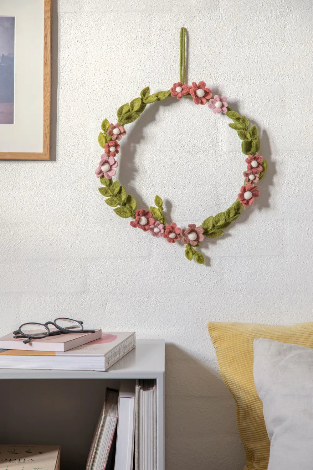 Gry & Sif - Anemonenkranz Filz Dusty Rose