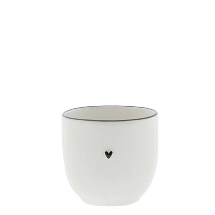 Bastion Collections - Eierbecher Little Heart black & white
