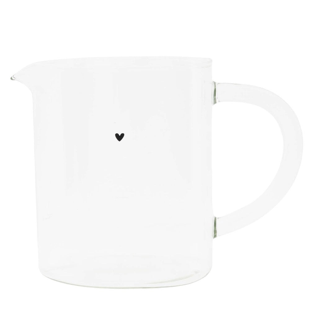 Bastion Collections - Glas Teelichthalter mit Herzen M