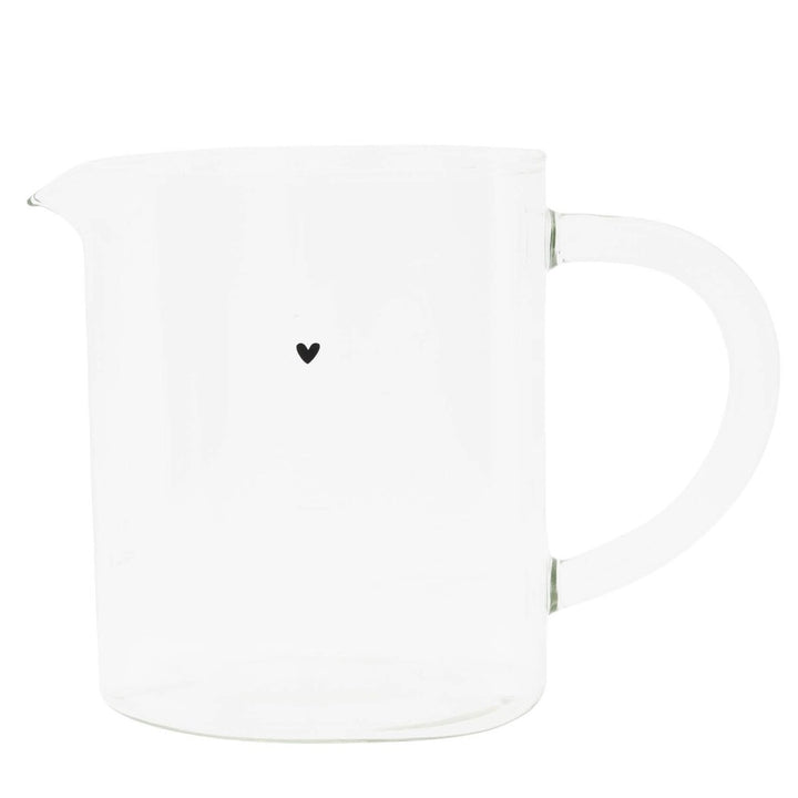 Bastion Collections - Glas Teelichthalter mit Herzen M