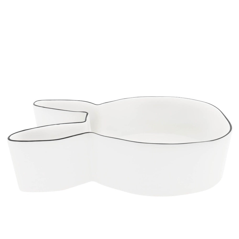 Bastion Collections - Hasenfigur als Servierschüssel Keramik