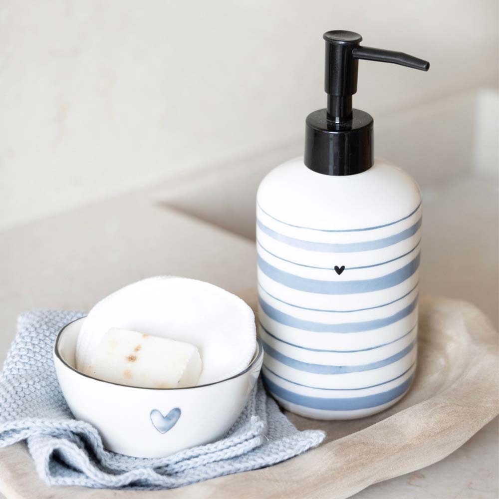 Bastion Collections Seifenspender – Aquarell Blau, Keramik – Alsaba