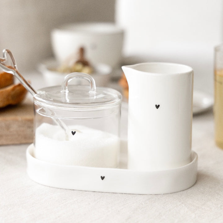 Bastion Collections - Tablett für Zuckerdose & Milchkännchen