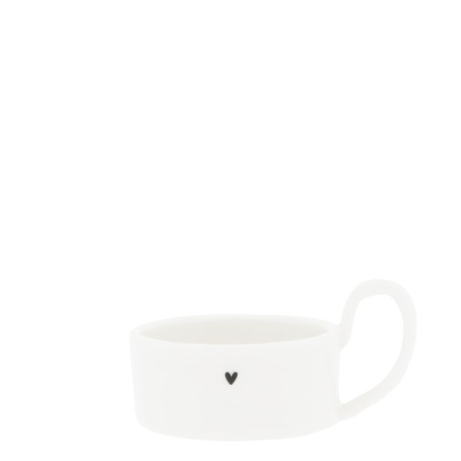 Bastion Collections – Kerzenhalter Mittel Weiß – mit Henkel