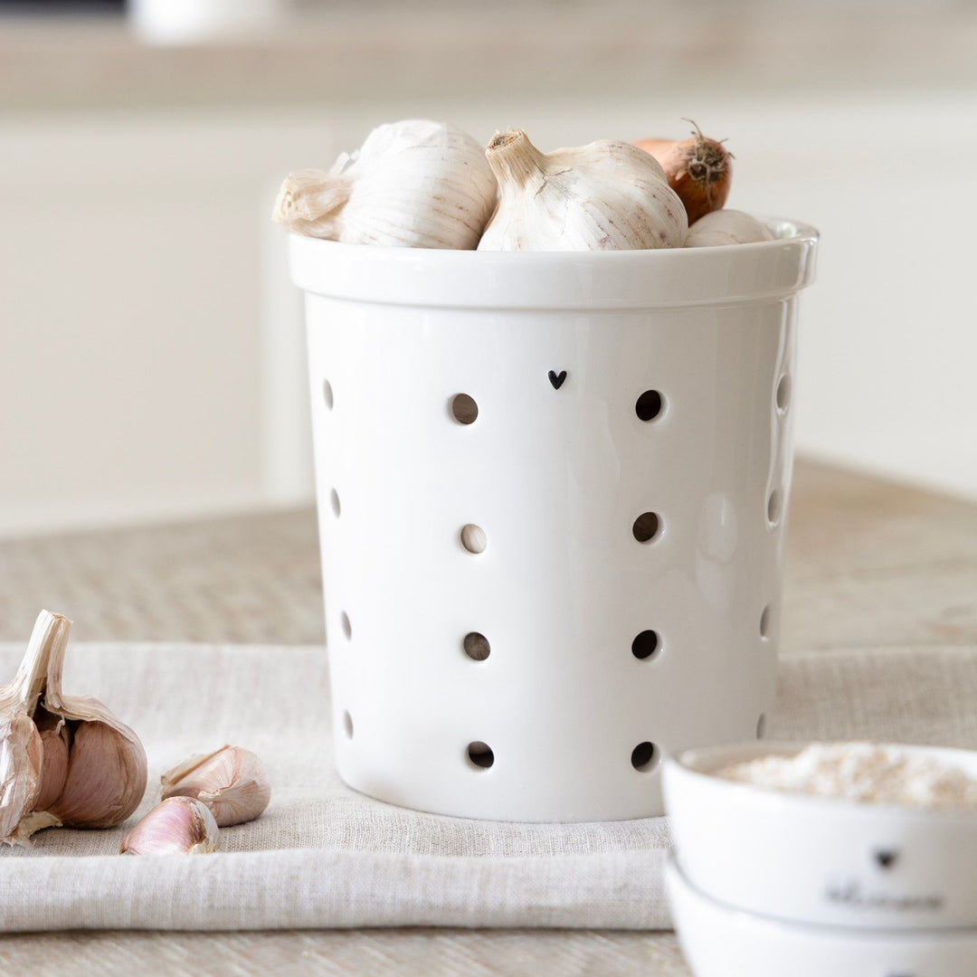 Bastion Collections – Knoblauchtopf Weiß