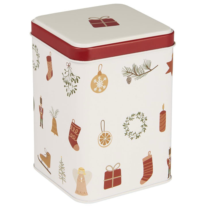 Ib Laursen - Dose mit Weihnachtsmotiven My Nostalgic Christmas viereckig