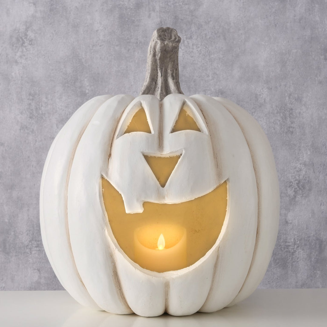 Boltze - Dekoaufsteller Kürbis Baldomero Magnesia