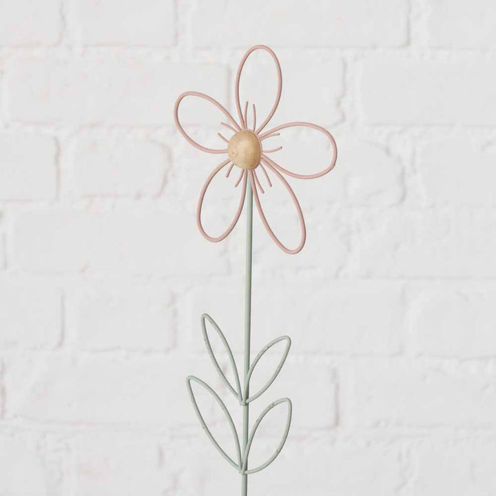 Boltze - Topfstecker Blume Metall 42 cm