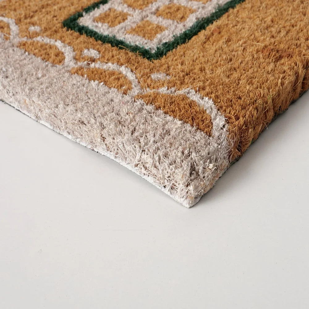 Boltze - Türmatte Weihnachtshaus Kokos/PVC