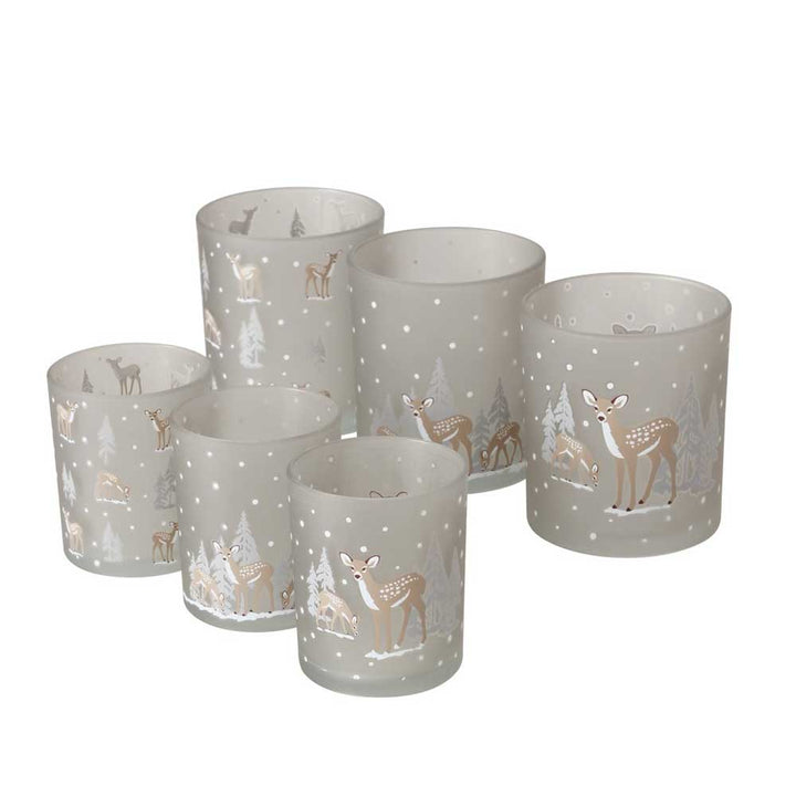 Boltze - Windlicht Bambi 2er-Set