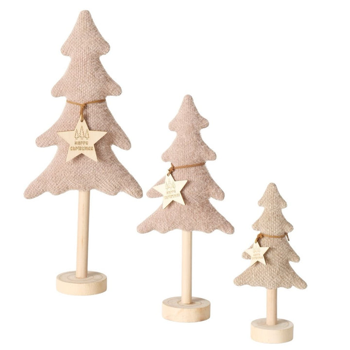 Boltze – Arvore Deko-Baum aus FSC-Pinienholz & Textil