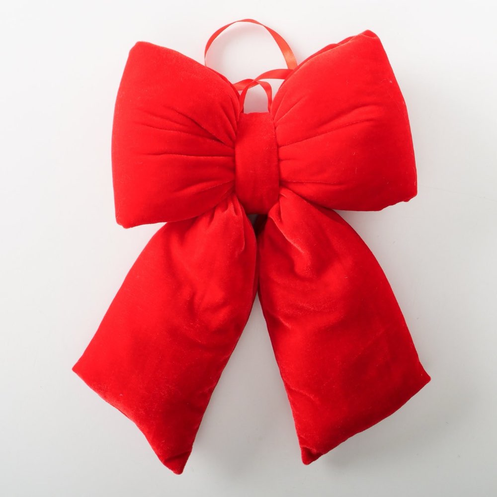 Boltze – Bowy Deko-Schleife aus Polyester, handgefertigt, glänzende festliche Dekoration