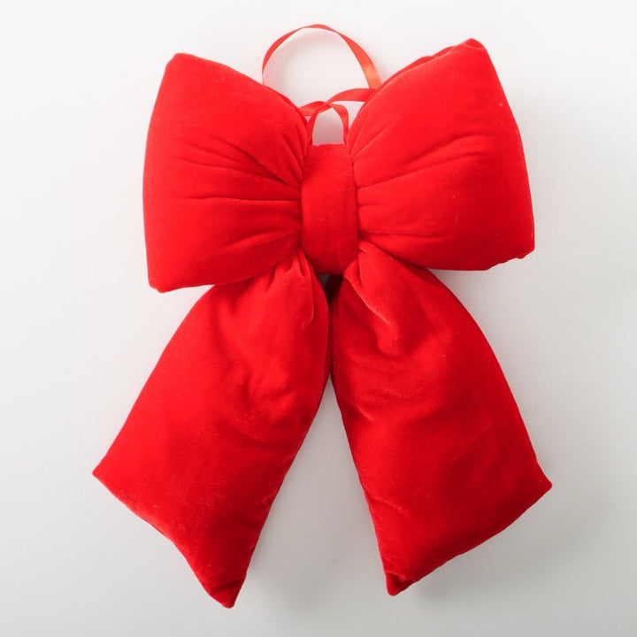 Boltze – Bowy Deko-Schleife aus Polyester, handgefertigt, glänzende festliche Dekoration