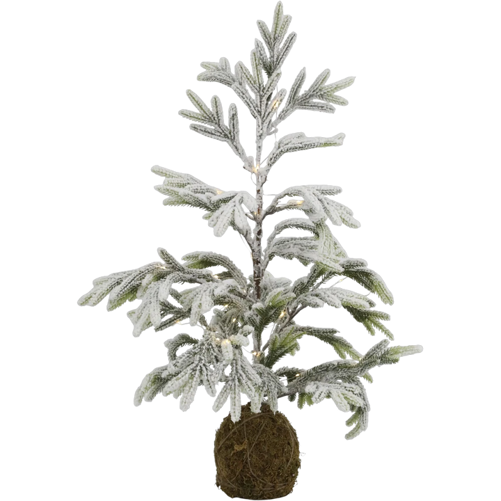 Chic Antique - Fleur Tannenbaum mit Schnee & LED inkl. Timer grün