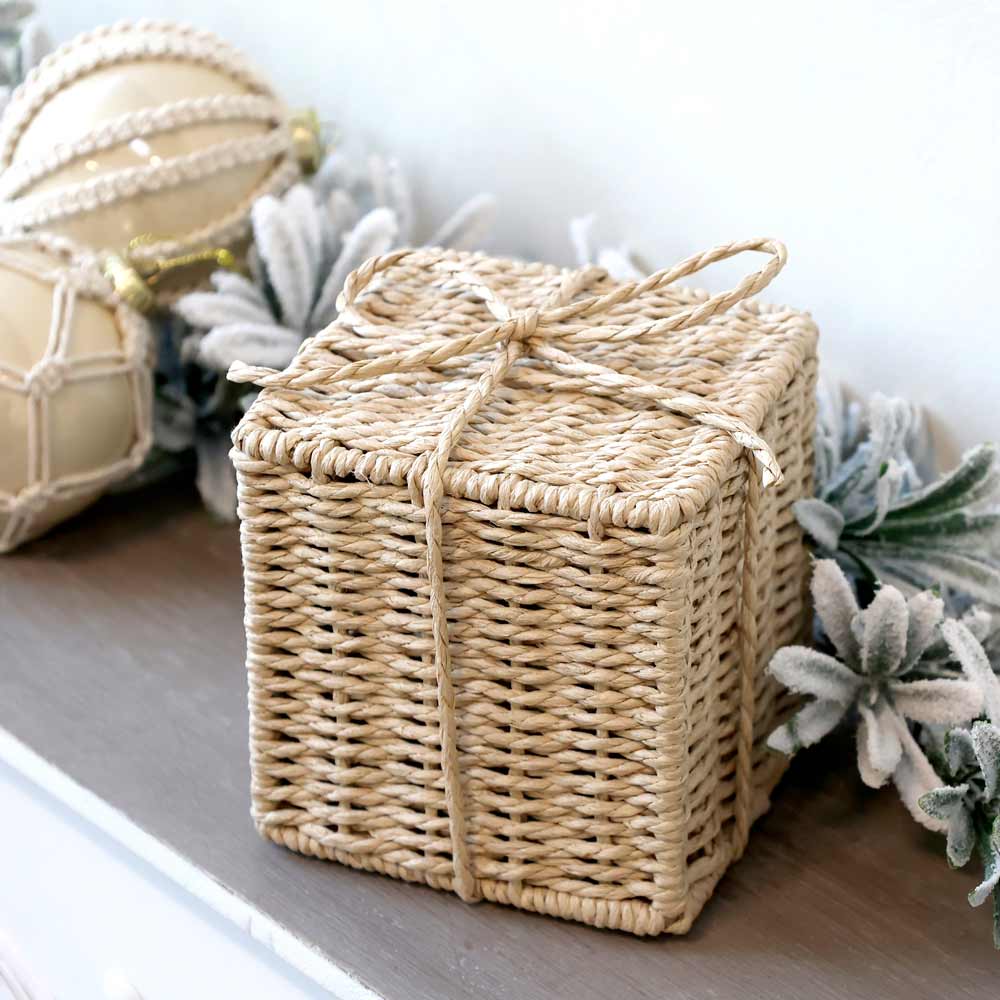 Geflochtener Korb aus Rattan 🧺 Vintage Deko Unikat – Alsaba