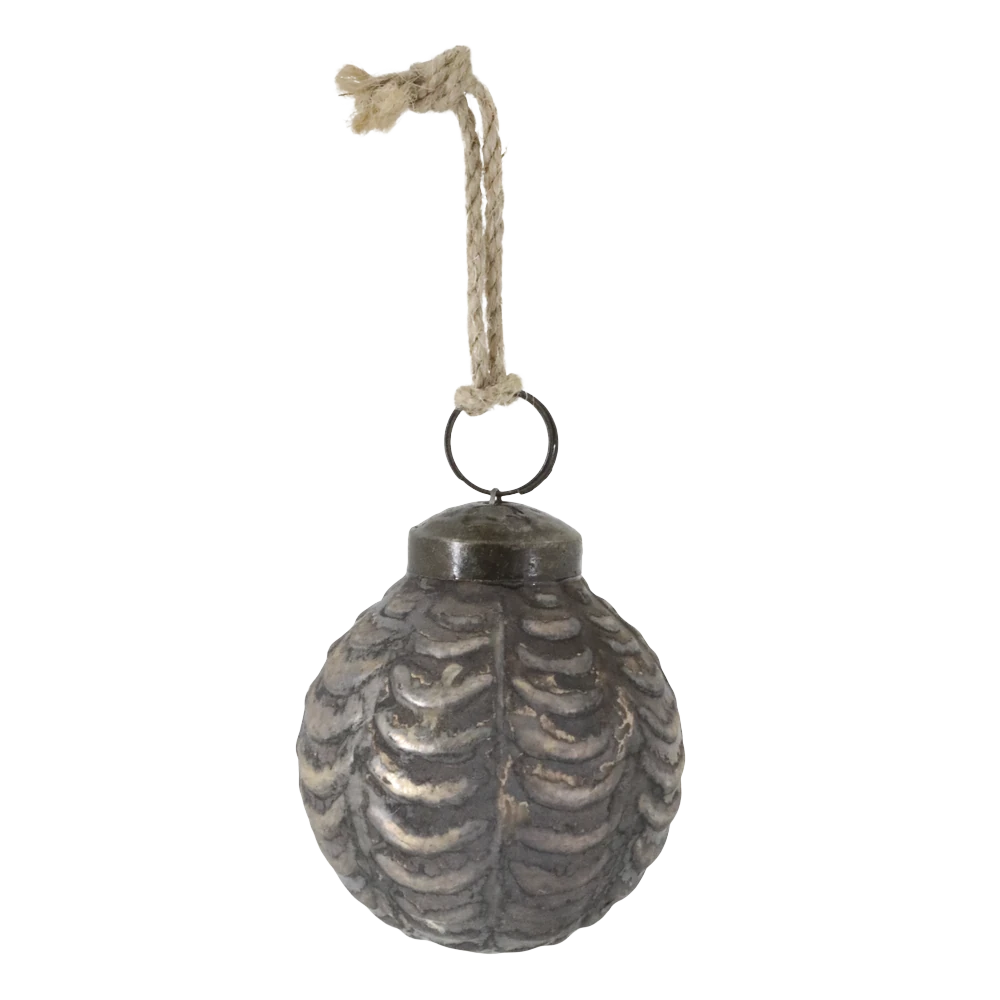 Chic Antique - Weihnachtskugeln in einer Schachtel 12er-Set antique mokka