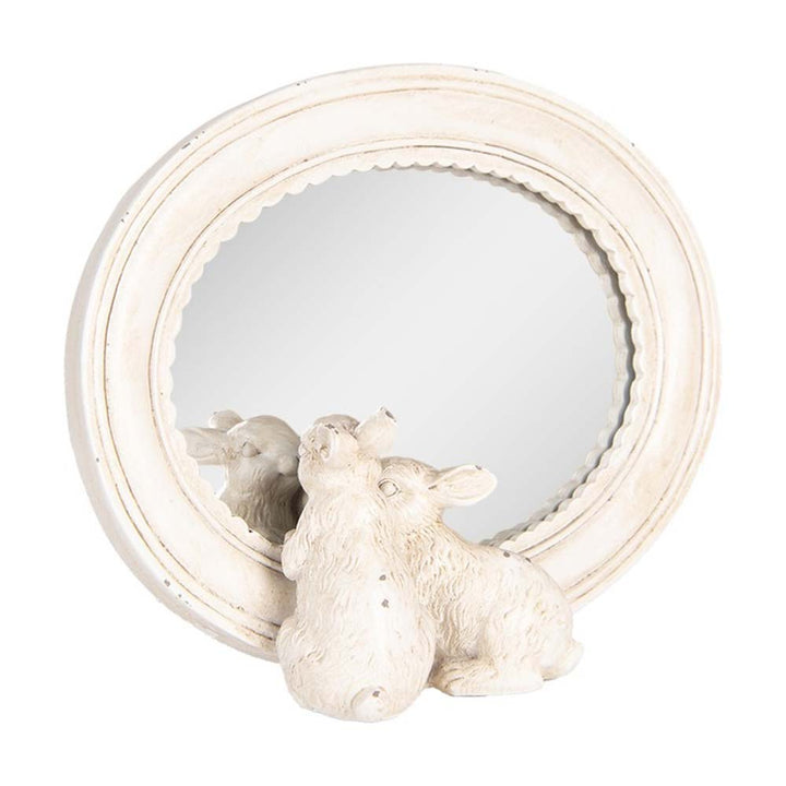 Clayre & Eef Hasen Spiegel Shabby Chic Vintage – Alsaba