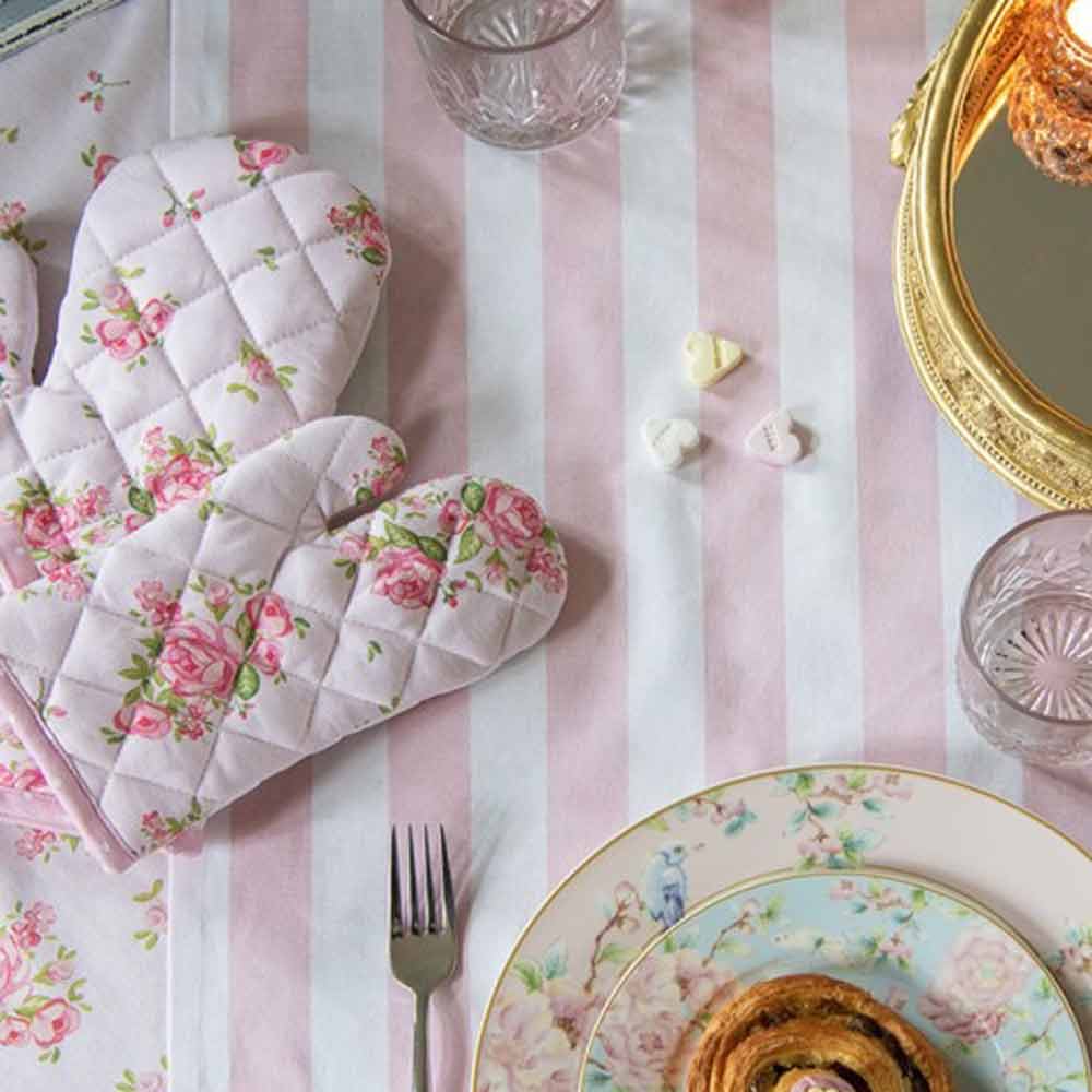 Tischläufer Marley Rosa – Vintage Romantik pur – Alsaba