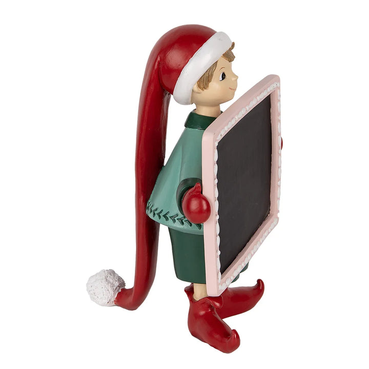 Clayre & Eef - Deko-Elf mit Kreidetafel