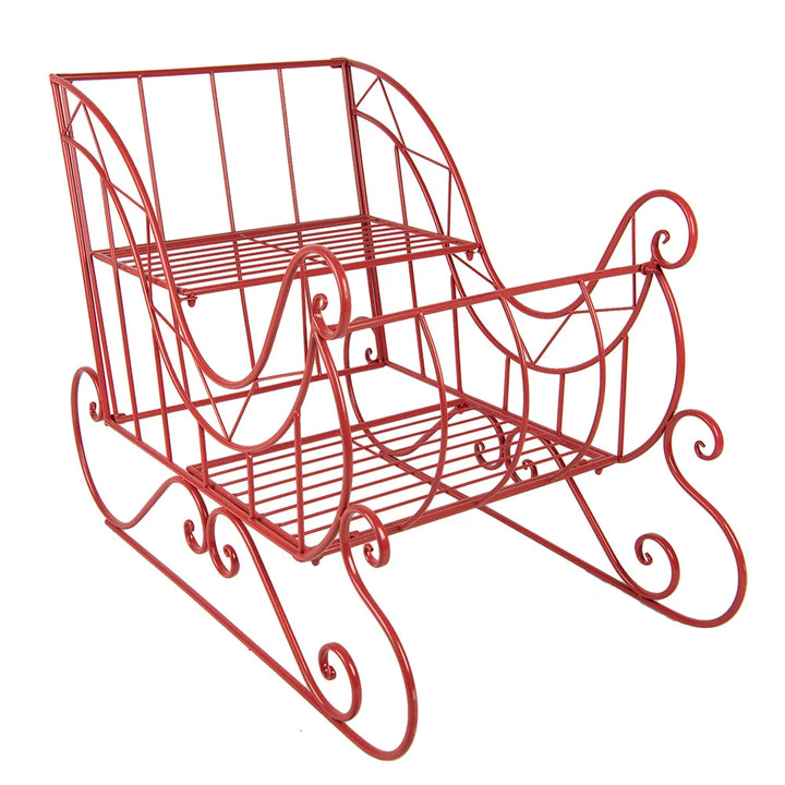 Clayre & Eef - Dekoschlitten aus Metall Mega 90×51×68 cm