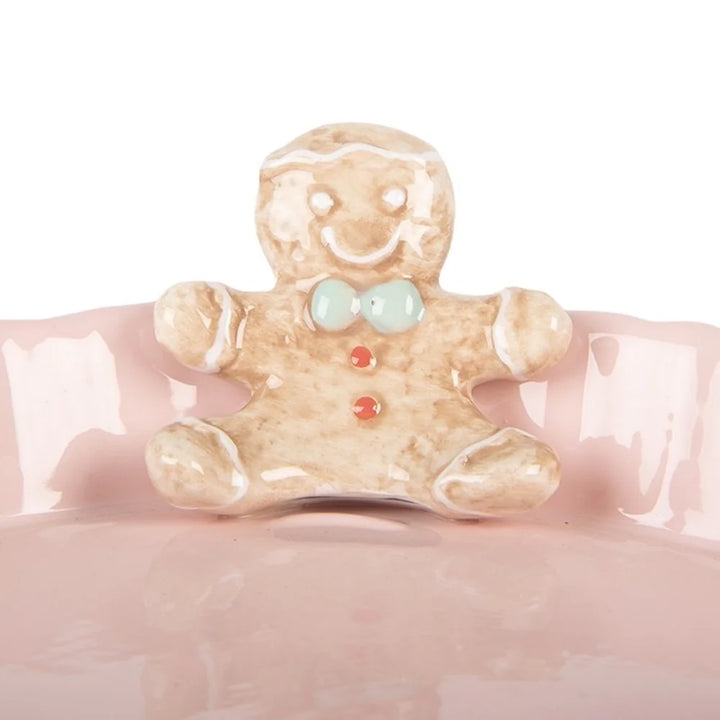 Clayre & Eef - Schüssel Lebkuchenmann rosa