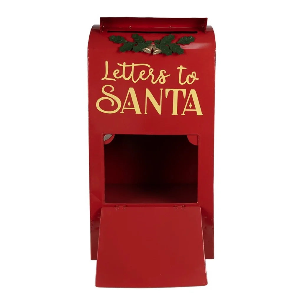 Clayre & Eef - Roter Briefkasten ‘Letters to Santa’ – 67 cm