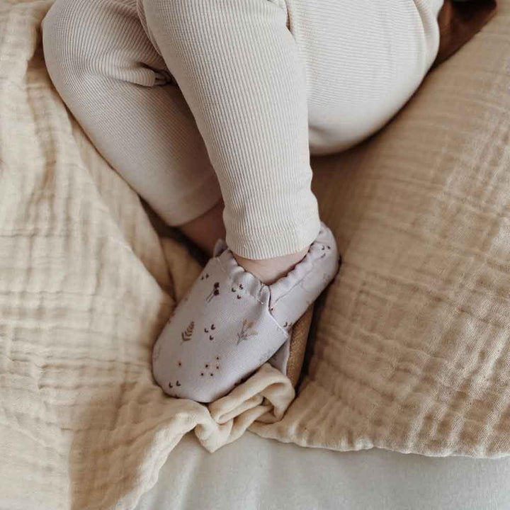 Baby Krabbelschuhe Aus Leder - Barfußschuhe Für Erste Schritte