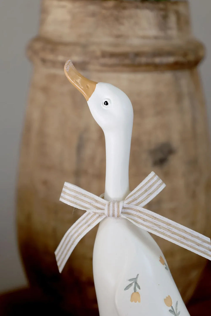 Chic Antique - Handbemalte Deko-Gans 2er Set