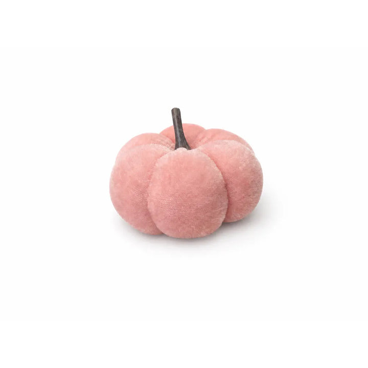 Alsaba Home - Deko-Kürbis aus Samt in Rosa