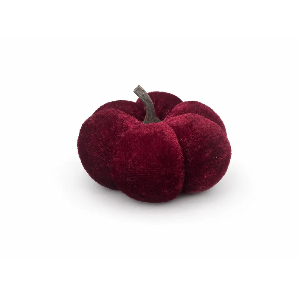 Alsaba Home - Deko-Kürbis aus Samt in Rosa