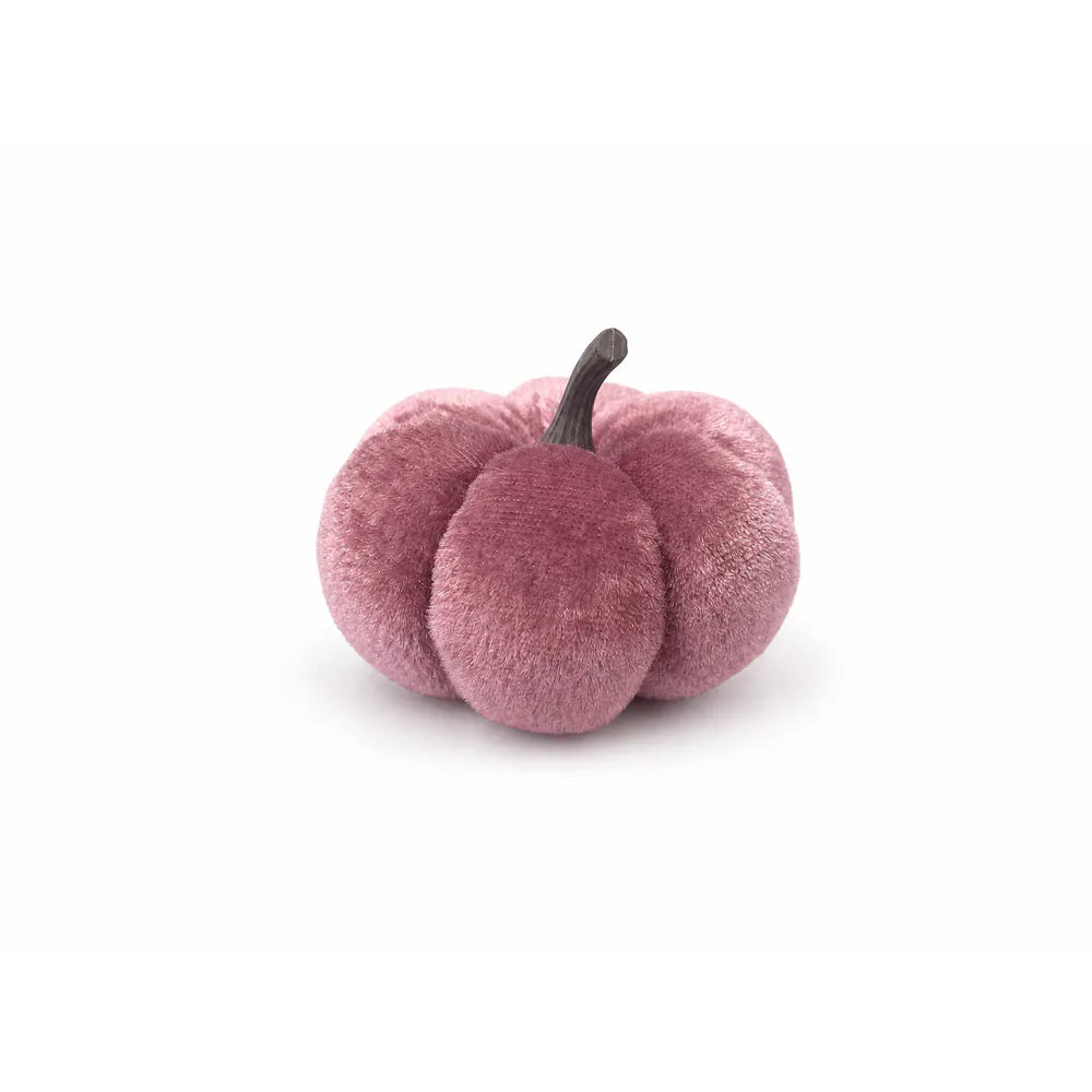 Alsaba Home - Deko-Kürbis aus Samt in Rosa