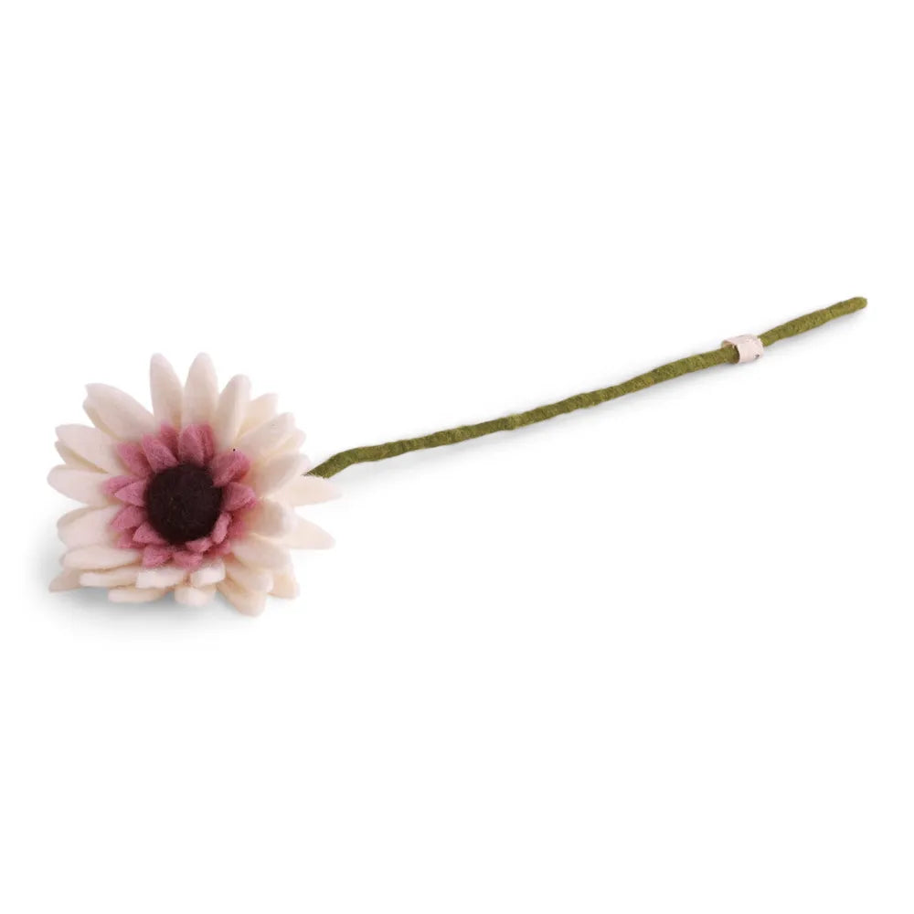 Gry &amp; Sif - Gerbera Filzblume - Weiß