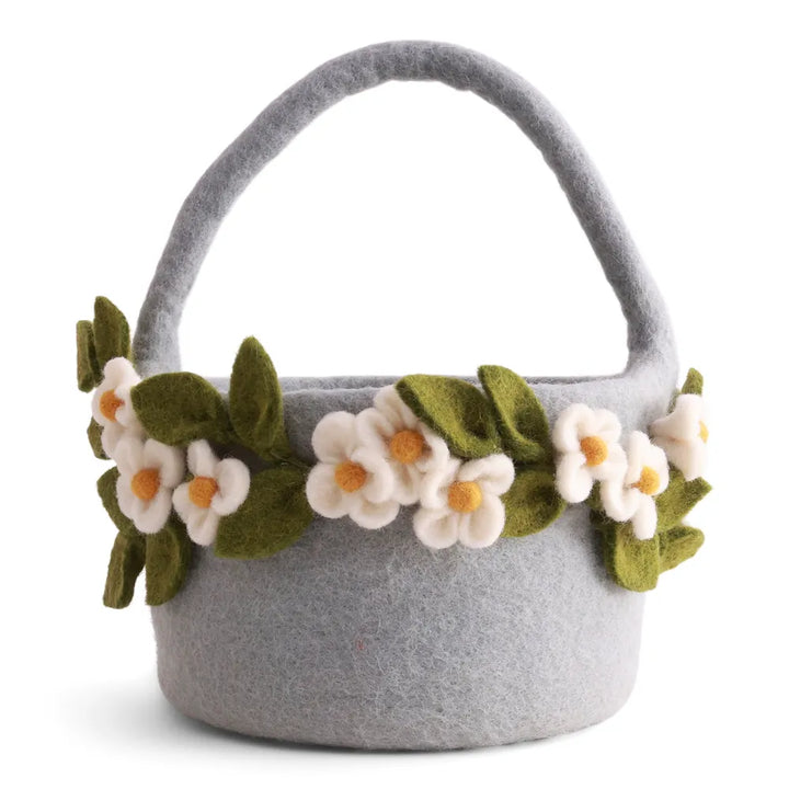 Gry &amp; Sif - Korb mit Anemonen Filz